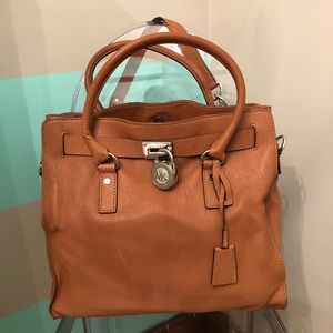 Michael Kors Hamilton Leather Handbag